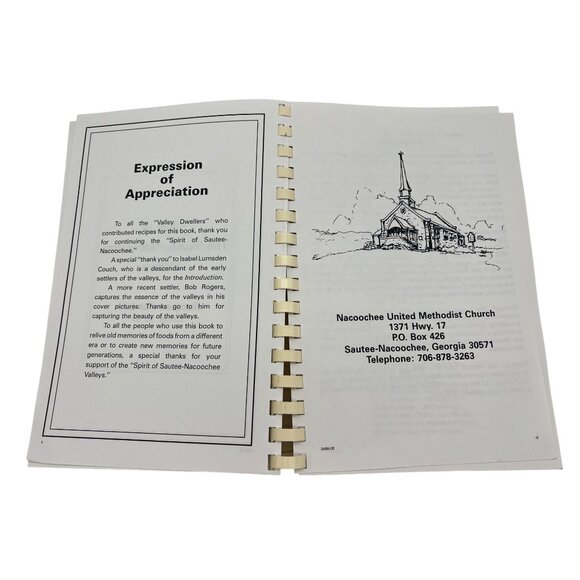 2000 Sautee-Nacoochee Valley Recipes for Life Church Cookbook Georgia - Picture 4 of 9